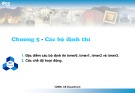 Bài giảng Vi xử lý- Chương 5: Bộ định thi