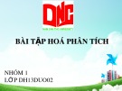 Bài tập hoá phân tích