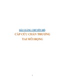 Bài giảng chuyên đề Cấp cứu chấn thương tai mũi họng