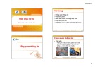 Bài giảng môn học Nhập môn công nghệ thông tin 1: Kiến thức cơ sở - ĐH hoa học tự nhiên TP.HCM