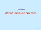 Bài giảng Chương 6: Một số ứng dụng của điện tử công suất