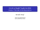 Bài giảng Cơ sở lý thuyết truyền tin: Chương 1 - Hà Quốc Trung