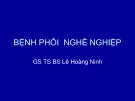 Bài giảng Bệnh phổi nghề nghiệp - PGS.TS.BS. Lê Hoàng Ninh
