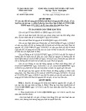 Quyết định số: 40/2015/QĐ-UBND tỉnh Kon Tum