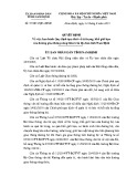 Quyết định số: 27/2015/QĐ-UBND tỉnh Nam Định