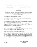 Quyết định số: 43/2015/QĐ-UBND tỉnh Hà Tĩnh
