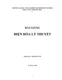 Bài giảng Điện hóa lý thuyết - Đặng Kim Triết
