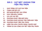 Bài giảng Thực hành tiện: Bài 2 – ĐH Sư phạm Kỹ thuật TP. HCM