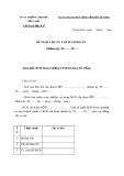 Đề nghị chuẩn y ban chấp hành chi đoàn (Trường ĐH Hồng Đức)