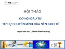 Báo cáo: Cơ hội đầu tư từ sự chuyển mình của nền kinh tế - Lê Đình Minh Phương