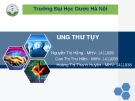 Bài thuyết trình: Ung thư tụy
