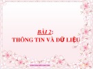 Bài giảng Thông tin và dữ liệu
