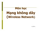 Bài giảng môn học Mạng không dây