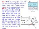 Bài giảng Cơ học chất lưu: Bài tập