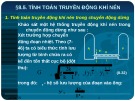 Bài giảng Chương 8: Tính toán truyền động khí nén