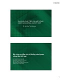 Bài giảng Phương pháp tiếp cận hệ thống cảnh quan nông lâm kết hợp - Dr. Hồ Đắc Thái Hoàng