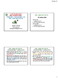 Bài giảng Chỉ thị sinh học môi trường: Chỉ thị sinh học môi trường nước (Phần 6: Tảo) - GS.TS. Nguyễn Thế Nhã