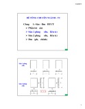 Bài giảng Thủy công: Chương 1 - TS. Trần Văn Tỷ