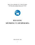 Bài giảng Mô phỏng và mô hình hóa