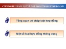 Bài giảng Luật kinh tế - Chương 3: Tổng quan về pháp luật kinh tế