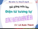 Bài giảng môn Điện tử tương tự: Chương  3 - Lê Xuân Thành