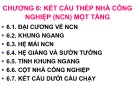 Bài giảng Chương 6: Kết cấu thép nhà công nghiệp (NCN) một tầng