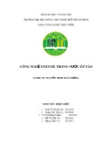 Bài tiểu luận: Công nghệ Enzyme trong nước ép táo