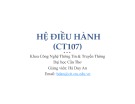 Bài giảng môn Lập trình hệ điều hành - Hà Duy Anh