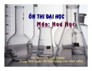 Bài giảng Ôn thi đại học môn Hóa học: Bài 22 - GV. Nguyễn Tấn Trung