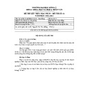 Đề thi kết thúc học phần Luật hành chính - Lao động (năm học 2011-2012): Đề số 1