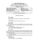 Đề thi kết thúc học phần Luật lao động (năm học 2011-2012): Đề số 2
