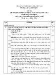 Đáp án đề thi tốt nghiệp cao đẳng nghề khóa 3 (2009-2012) - Nghề: Điện dân dụng - Môn thi: Lý thuyết chuyên môn nghề - Mã đề thi: DA ĐDD–LT02