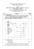 Đáp án đề thi tốt nghiệp cao đẳng nghề khóa 3 (2009-2012) - Nghề: Điện dân dụng - Môn thi: Lý thuyết chuyên môn nghề - Mã đề thi: DA ĐDD–LT03