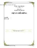 Lập dự án miễn phí - dự án Hồ rừng