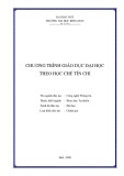 Chương trình giáo dục Đại học theo học chế tín chỉ ngành: Công nghệ thông tin