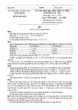 Đề thi chọn học sinh giỏi cấp tỉnh năm học 2014-2015 môn Hóa học cấp THPT - Sở Giáo dục và Đào tạo Ninh Thuận