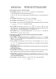 Đề khảo sát chất lượng năm học 2014 môn Toán 12 khối A và A1 lần 3 - Trường THPT chuyên Đại học Vinh