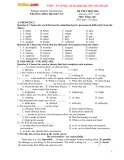 Đề thi chọn học sinh giỏi năm học 2015-2016 môn Tiếng Anh - Trường THCS Thanh Văn