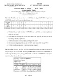 Đề thi kết thúc học phần môn Kinh tế lượng (Hệ ĐHCQ)" của Trường ĐH kinh tế TP. HCM (Đề số 1 - K39