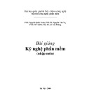 Bài giảng Kỹ nghệ phần mềm - PGS. Nguyễn Quốc Toản