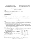Đề thi tuyển sinh vào lớp 10 THPT chuyên năm 2015 môn Toán học - Trường Đại học Khoa học Tự nhiên