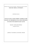 Abstract of medical doctorat thesis: Study of clinical characteristic and risk factors for deep vein thrombosis of the lower extremities in patients with chronic heart failure