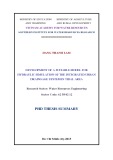 Dissertation summary: Evelopment of a suitable model for hydraulic simulation of the integrated urban draingage system in tidal area