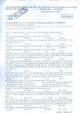 Đề thi thử chuẩn bị cho kỳ thi THPT Quốc gia 2015 môn Hóa học lần thứ III (Mã đề 231) - Trường ĐHSP Hà Nội