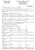 Đề thi thử THPT Quốc gia năm 2016 môn Hóa học (Mã đề thi 105)