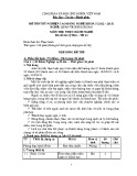 Đề thi tốt nghiệp cao đẳng nghề khóa 5 (2012-2015)  - Nghề: Quản trị khách sạn - Môn thi: Thực hành nghề - Mã đề thi: QTKS-TH23