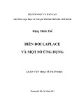 Luận văn Thạc sĩ Toán học: Biến đổi laplace và một số ứng dụng