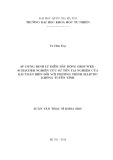 Luận văn Thạc sĩ Khoa học: Áp dụng định lý điểm bất động Brouwer-Schauder nghiên cứu sự tồn tại nghiệm của bài toán biên đối với phương trình Elliptic không tuyến tính