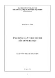 Luận văn Thạc sĩ Khoa học: Ứng dụng mã Xyclic cục bộ xây dựng hệ mật