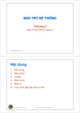 Bài giảng Bảo trì hệ thống: Chương 3 - ThS. Trần Quang Hải Bằng